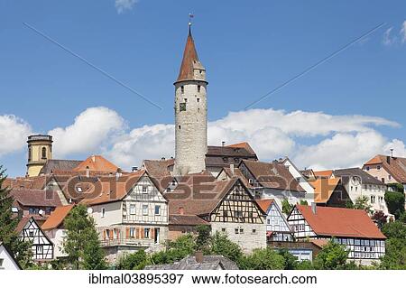 "Kirchberg an der Jagst, Hohenlohe, Baden-Wurttemberg, Germany, Europe" View Large Photo Image Stock Photo - "Kirchberg an der Jagst, Hohenlohe, Baden-Wurttemberg, Germany, Europe". Fotosearch