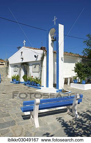 "Kirche Panagia Faneromeni, Kassandra, Chalkidiki, Greece, Europe" View Large Photo Image Stock Photo - "Kirche Panagia Faneromeni, Kassandra, Chalkidiki, Greece, Europe". Fotosearch