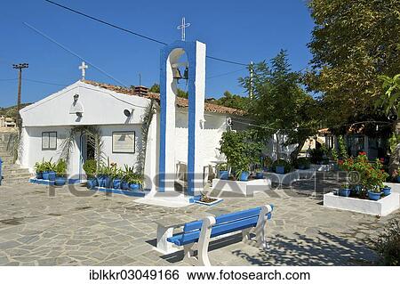"Kirche Panagia Faneromeni, Kassandra, Chalkidiki, Greece, Europe" View Large Photo Image Stock Photograph - "Kirche Panagia Faneromeni, Kassandra, Chalkidiki, Greece, Europe". Fotosearch