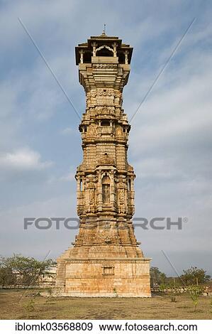 "Kirti Stambha, the victory tower of the Jains, built in honour of the first Jain Tirthankara Adinath, Chittorgarh Fort Mountain, Chittorgarh, Rajasthan, India, Asia" View Large Photo Image Stock Photo - "Kirti Stambha, the victory tower of the Jains, built in honour of the first Jain Tirthankara Adinath, Chittorgarh Fort Mountain, Chittorgarh, Rajasthan, India, Asia". Fotosearch