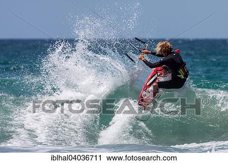 "Kite surfers, Famara beach, Playa de Famara, Lanzarote, Canary Islands, Spain, Europe" View Large Photo Image Stock Image - "Kite surfers, Famara beach, Playa de Famara, Lanzarote, Canary Islands, Spain, Europe". Fotosearch