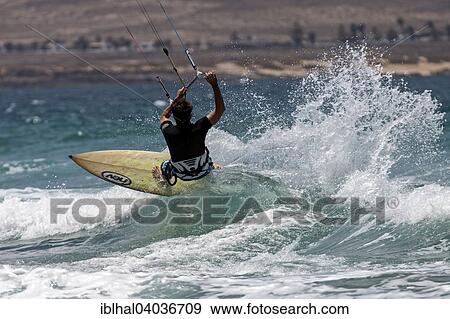 "Kite surfers, Famara beach, Playa de Famara, Lanzarote, Canary Islands, Spain, Europe" View Large Photo Image Stock Photo - "Kite surfers, Famara beach, Playa de Famara, Lanzarote, Canary Islands, Spain, Europe". Fotosearch