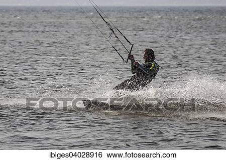 "Kiteboarder, Baltic Sea, Germany, Europe" View Large Photo Image Stock Photograph - "Kiteboarder, Baltic Sea, Germany, Europe". Fotosearch