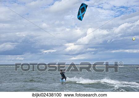 "Kitesurfer, Laboe, Baltic Sea, Schleswig-Holstein, Germany, Europe" View Large Photo Image Stock Image - "Kitesurfer, Laboe, Baltic Sea, Schleswig-Holstein, Germany, Europe". Fotosearch