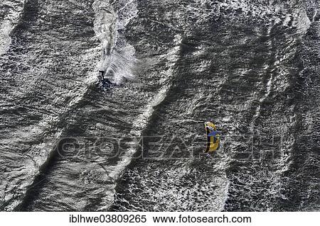 "Kitesurfer surfing on the Baltic Sea, Schleswig-Holstein, Germany, Europe" View Large Photo Image Stock Photography - "Kitesurfer surfing on the Baltic Sea, Schleswig-Holstein, Germany, Europe". Fotosearch
