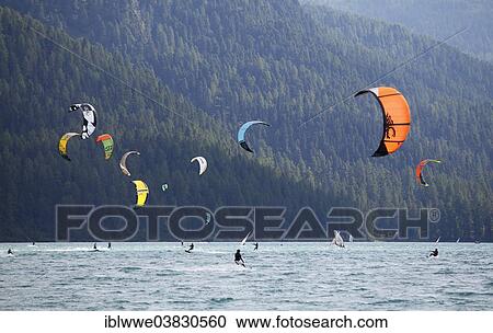 "Kitesurfers, Lake Silvaplana, Engadine Lakes, Silvaplana, Upper Engadin, Canton of Graubunden, Switzerland, Europe" View Large Photo Image Stock Image - "Kitesurfers, Lake Silvaplana, Engadine Lakes, Silvaplana, Upper Engadin, Canton of Graubunden, Switzerland, Europe". Fotosearch