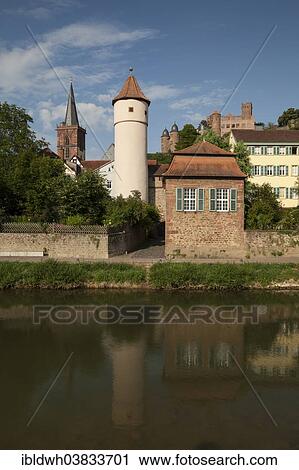 "Kittsteinturm tower and Burg Wertheim Castle, Wertheim, Tauber Valley, Baden-Wurttemberg, Germany, Europe" View Large Photo Image Stock Image - "Kittsteinturm tower and Burg Wertheim Castle, Wertheim, Tauber Valley, Baden-Wurttemberg, Germany, Europe". Fotosearch