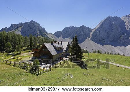 "Klagenfurt Hut with the Hochstuhl Group, Matschacher Alm mountain pasture, Baerental or Bear Valley, Karawanks, Feistritz im Rosental, Carinthia, Austria, Europe" View Large Photo Image Stock Photo - "Klagenfurt Hut with the Hochstuhl Group, Matschacher Alm mountain pasture, Baerental or Bear Valley, Karawanks, Feistritz im Rosental, Carinthia, Austria, Europe". Fotosearch