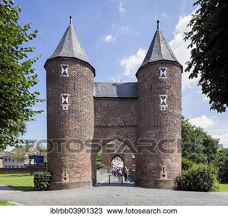 "Klever Gate, northern gate of the medieval fortifications, Xanten, Lower Rhine, North Rhine-Westphalia, Germany, Europe" View Large Photo Image Stock Image - "Klever Gate, northern gate of the medieval fortifications, Xanten, Lower Rhine, North Rhine-Westphalia, Germany, Europe". Fotosearch