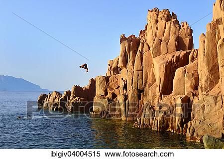 "Klipspringer of the red rocks of Arbatax, porphyry rocks, Tortoli, Province of Ogliastra, Sardinia, Italy, Europe" View Large Photo Image Stock Photography - "Klipspringer of the red rocks of Arbatax, porphyry rocks, Tortoli, Province of Ogliastra, Sardinia, Italy, Europe". Fotosearch