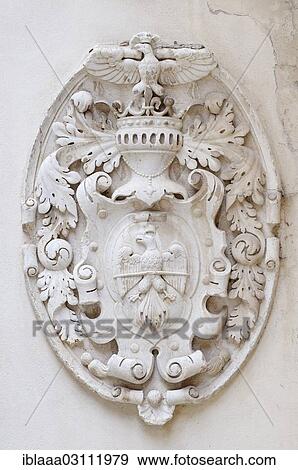 "Knight's coat of arms on the wall of Pele? Ö Castle, Transylvania, Romania, Europe" View Large Photo Image Stock Photo - "Knight's coat of arms on the wall of Pele? Ö Castle, Transylvania, Romania, Europe". Fotosearch
