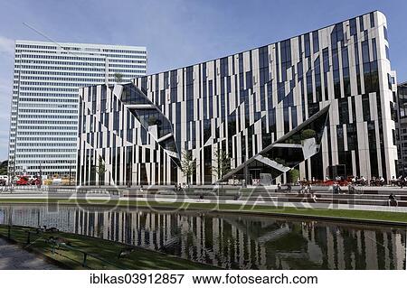 "Ko-Bogen building complex and Dreischeibenhaus, architect Daniel Libeskind, Dusseldorf, North Rhine-Westphalia, Germany, Europe" View Large Photo Image Stock Photo - "Ko-Bogen building complex and Dreischeibenhaus, architect Daniel Libeskind, Dusseldorf, North Rhine-Westphalia, Germany, Europe". Fotosearch