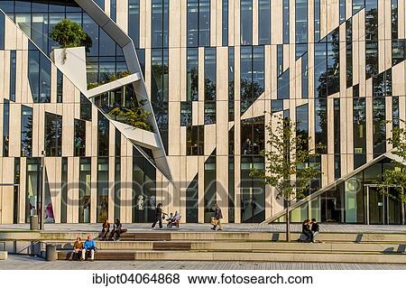 "Ko-Bogen complex of buildings with offices, shops and restaurants, Konigsallee, city centre, Dusseldorf, North Rhine-Westphalia, Germany, Europe" View Large Photo Image Stock Photo - "Ko-Bogen complex of buildings with offices, shops and restaurants, Konigsallee, city centre, Dusseldorf, North Rhine-Westphalia, Germany, Europe". Fotosearch