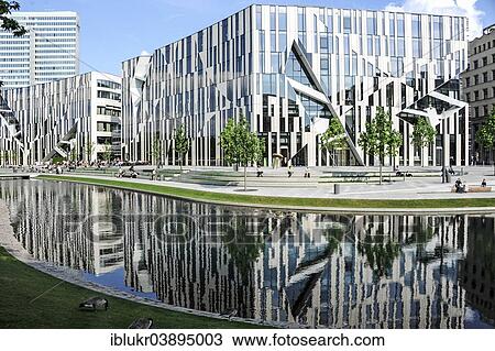 "Ko-Bogen retail complex by architect Daniel Libeskind, office buildings and shops, Dusseldorf, North Rhine-Westphalia, Germany, Europe" View Large Photo Image Stock Image - "Ko-Bogen retail complex by architect Daniel Libeskind, office buildings and shops, Dusseldorf, North Rhine-Westphalia, Germany, Europe". Fotosearch