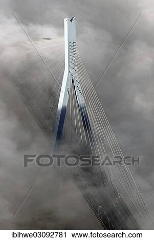 "Koehlbrand Bridge in the fog, Hamburg, Hamburg, Germany, Europe" View Large Photo Image Stock Image - "Koehlbrand Bridge in the fog, Hamburg, Hamburg, Germany, Europe". Fotosearch