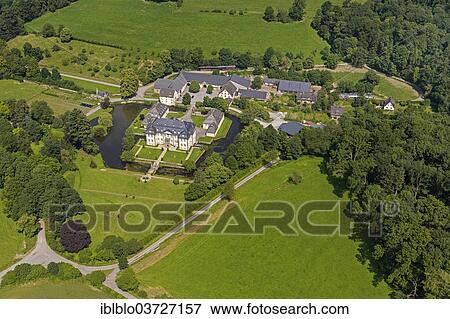 "Koertlinghausen Castle, aerial view, Kallenhardt, Ruthen, North Rhine-Westphalia, Germany, Europe" View Large Photo Image Stock Photo - "Koertlinghausen Castle, aerial view, Kallenhardt, Ruthen, North Rhine-Westphalia, Germany, Europe". Fotosearch