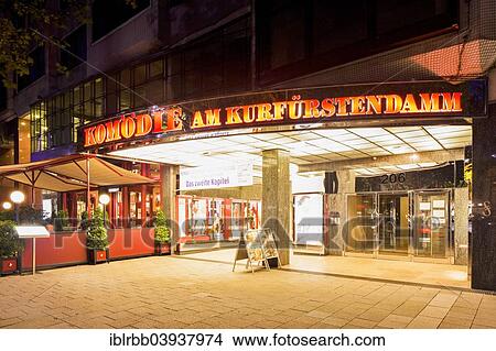 "Komodie am Kurfurstendamm, comedy venue, Charlottenburg, Berlin, Germany, Europe" View Large Photo Image Picture - "Komodie am Kurfurstendamm, comedy venue, Charlottenburg, Berlin, Germany, Europe". Fotosearch