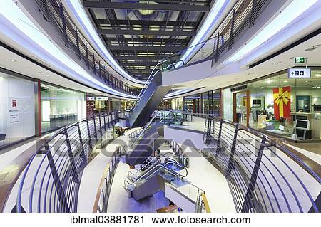 Stock Image - "Konigsbau Passagen shopping centre, Stuttgart, Baden-Wurttemberg, Germany, Europe". Fotosearch