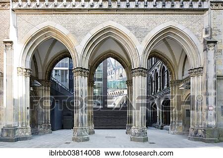 "Kontorhaus Borsenhof A or Exchange Court A, built in a Neo-Gothic style, Bremen, Germany, Europe" View Large Photo Image Stock Photo - "Kontorhaus Borsenhof A or Exchange Court A, built in a Neo-Gothic style, Bremen, Germany, Europe". Fotosearch