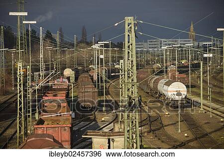 "Kornwestheim marshalling yard, Baden-Wuerttemberg, Germany, Europe" View Large Photo Image Stock Photograph - "Kornwestheim marshalling yard, Baden-Wuerttemberg, Germany, Europe". Fotosearch