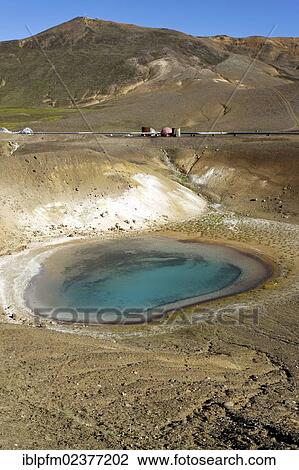 Stock Image - "Krafla crater, Myvatn, Iceland, Europe". Fotosearch