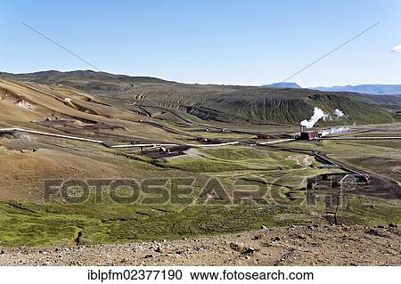 "Krafla geo thermal power station, Myvatn, Iceland, Europe" View Large Photo Image Stock Image - "Krafla geo thermal power station, Myvatn, Iceland, Europe". Fotosearch