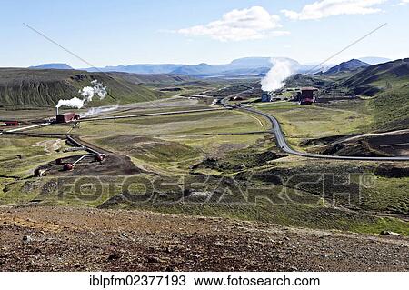 "Krafla geo thermal power station, Myvatn, Iceland, Europe" View Large Photo Image Stock Image - "Krafla geo thermal power station, Myvatn, Iceland, Europe". Fotosearch