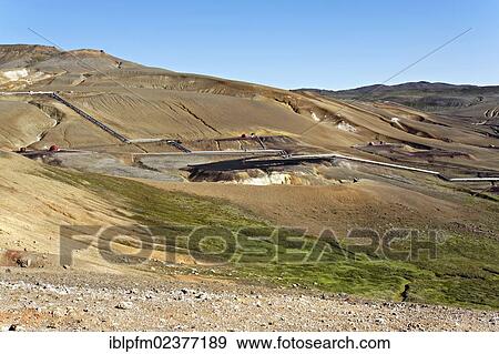 "Krafla geo thermal power station, Myvatn, Iceland, Europe" View Large Photo Image Stock Photo - "Krafla geo thermal power station, Myvatn, Iceland, Europe". Fotosearch