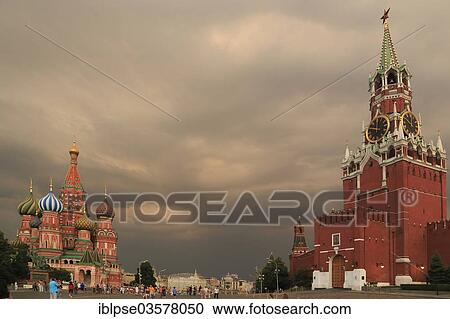 "Krasnaya Ploshchad or Red Square with the Kremlin and St. Basil's Cathedral, stormy atmosphere, Moskau, Moscow Oblast, Russia, Europe" View Large Photo Image Stock Image - "Krasnaya Ploshchad or Red Square with the Kremlin and St. Basil's Cathedral, stormy atmosphere, Moskau, Moscow Oblast, Russia, Europe". Fotosearch