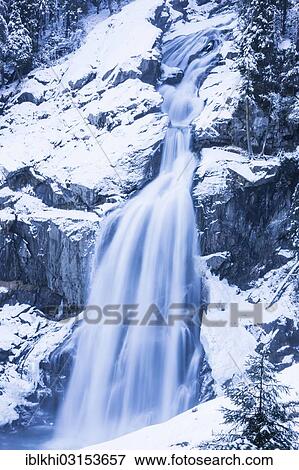 "Krimml Waterfalls in winter, Krimml, Tyrol, Austria, Europe" View Large Photo Image Stock Photo - "Krimml Waterfalls in winter, Krimml, Tyrol, Austria, Europe". Fotosearch