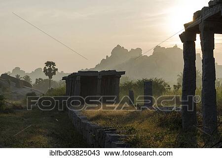 "Krishna Bazaar, ruined city of Vijayanagara, UNESCO World Heritage Site, Hampi, Karnataka, India, Asia" View Large Photo Image Stock Image - "Krishna Bazaar, ruined city of Vijayanagara, UNESCO World Heritage Site, Hampi, Karnataka, India, Asia". Fotosearch
