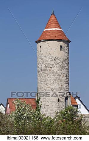 "Krugsturm with city walls, Romantic Road, Dinkelsbuhl, Middle Franconia, Franconia, Bavaria, Germany, Europe" View Large Photo Image Stock Photograph - "Krugsturm with city walls, Romantic Road, Dinkelsbuhl, Middle Franconia, Franconia, Bavaria, Germany, Europe". Fotosearch