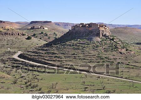 "Ksar Tizoughrane on a plateau, Tizourgane, Souss-Massa-Draa, Antiatlas, Morocco, Africa" View Large Photo Image Picture - "Ksar Tizoughrane on a plateau, Tizourgane, Souss-Massa-Draa, Antiatlas, Morocco, Africa". Fotosearch