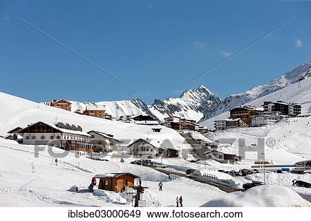 Stock Photo - "Kuehtai skiing region, Metzen, K, Austria, Europe". Fotosearch