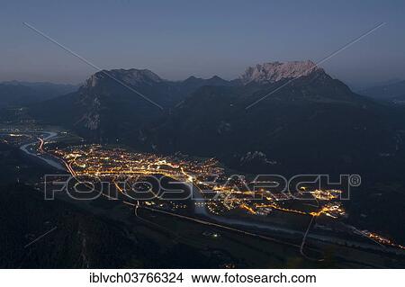 "Kufstein at night, in front of the Kaiser Mountains, Kufstein, Tyrol, Austria, Europe" View Large Photo Image Picture - "Kufstein at night, in front of the Kaiser Mountains, Kufstein, Tyrol, Austria, Europe". Fotosearch