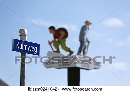 Stock Photo - "Kulmweg sign, signpost to the summit, Rigi, Switzerland, Europe". Fotosearch