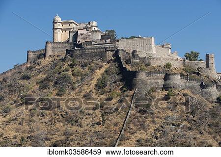 "Kumbhalgarh Fort or Kumbhalmer Fort, Kumbhalgarh, Rajasthan, India, Asia" View Large Photo Image Stock Photo - "Kumbhalgarh Fort or Kumbhalmer Fort, Kumbhalgarh, Rajasthan, India, Asia". Fotosearch