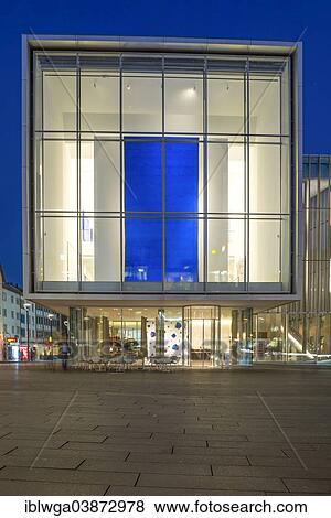 "Kunsthalle Weishaupt, modern art gallery, Ulm's new city centre at Hans-und-Sophie-Scholl-Platz square, Ulm, Baden-Wurttemberg, Germany, Europe" View Large Photo Image Stock Photo - "Kunsthalle Weishaupt, modern art gallery, Ulm's new city centre at Hans-und-Sophie-Scholl-Platz square, Ulm, Baden-Wurttemberg, Germany, Europe". Fotosearch