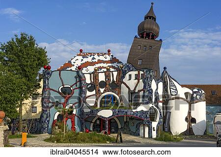 "Kunsthaus Abensberg by Peter Pelikan, exhibition hall Friedensreich Hundertwasser at the Kuchlbauer Brauerei brewery, Kuchlbauer's Bierwelt or World of Beer, Abensberg, Lower Bavaria, Bavaria, Germany, Europe" View Large Photo Image Picture - "Kunsthaus Abensberg by Peter Pelikan, exhibition hall Friedensreich Hundertwasser at the Kuchlbauer Brauerei brewery, Kuchlbauer's Bierwelt or World of Beer, Abensberg, Lower Bavaria, Bavaria, Germany, Europe". Fotosearch