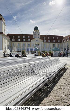 "Kurhaus spa building, Baltic Sea resort town of Binz, Binz, Rugen, Mecklenburg-Western Pomerania, Germany, Europe" View Large Photo Image Picture - "Kurhaus spa building, Baltic Sea resort town of Binz, Binz, Rugen, Mecklenburg-Western Pomerania, Germany, Europe". Fotosearch