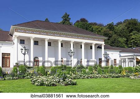 Stock Image - "Kurhaus spa resort, Baden-Baden, Black Forest, Baden-Wurttemberg, Germany, Europe". Fotosearch