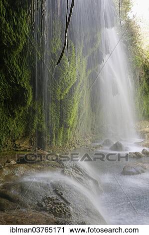 Stock Image - "Kursunlu Waterfall, Antalya, Antalya Province, Turkey, Asia". Fotosearch