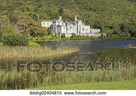 Stock Photography - "Kylemore Abbey, Connemara, County Galway, Ireland, Europe". Fotosearch