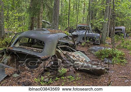 "Kyrko mosse scrapyard, Ryd, Tingsryd, Kronoberg County, Sweden, Europe" View Large Photo Image Stock Photo - "Kyrko mosse scrapyard, Ryd, Tingsryd, Kronoberg County, Sweden, Europe". Fotosearch