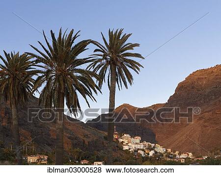 Stock Photo - "La Calera, Valle Gran Rey valley, La Gomera, Valle Gran Rey, Canary Islands, Spain, Europe". Fotosearch