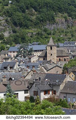 "La Canourgue, Lot valley, Lozere, France, Europe" View Large Photo Image Picture - "La Canourgue, Lot valley, Lozere, France, Europe". Fotosearch