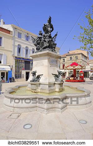 "La Fontaine de la Durance fountain, Chateaurenard, Bouches-du-Rhone, Provence-Alpes-Cote d'Azur, Southern France, France, Europe" View Large Photo Image Stock Image - "La Fontaine de la Durance fountain, Chateaurenard, Bouches-du-Rhone, Provence-Alpes-Cote d'Azur, Southern France, France, Europe". Fotosearch
