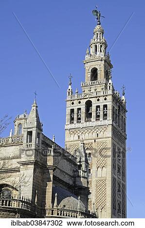 "La Giralda, bell tower, Seville Cathedral, Catedral de Santa Maria de la Sede, Seville, Andalusia, Spain, Europe" View Large Photo Image Stock Image - "La Giralda, bell tower, Seville Cathedral, Catedral de Santa Maria de la Sede, Seville, Andalusia, Spain, Europe". Fotosearch