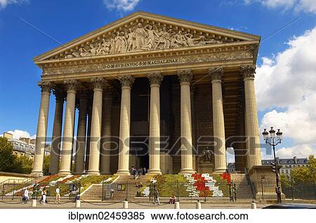 "La Madeleine church, Paris, France, Europe" View Large Photo Image Stock Photography - "La Madeleine church, Paris, France, Europe". Fotosearch