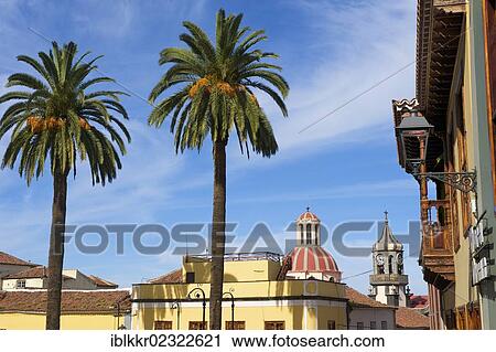 Stock Image - "La Orotava, Tenerife, Canary Islands, Spain, Europe". Fotosearch